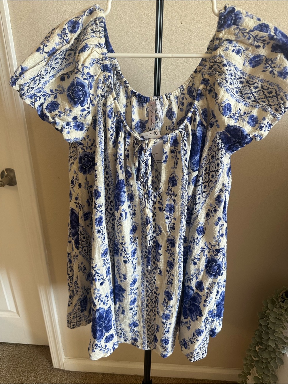Urban Outfitters Amara Cotton-Blend Slip Mini Dress